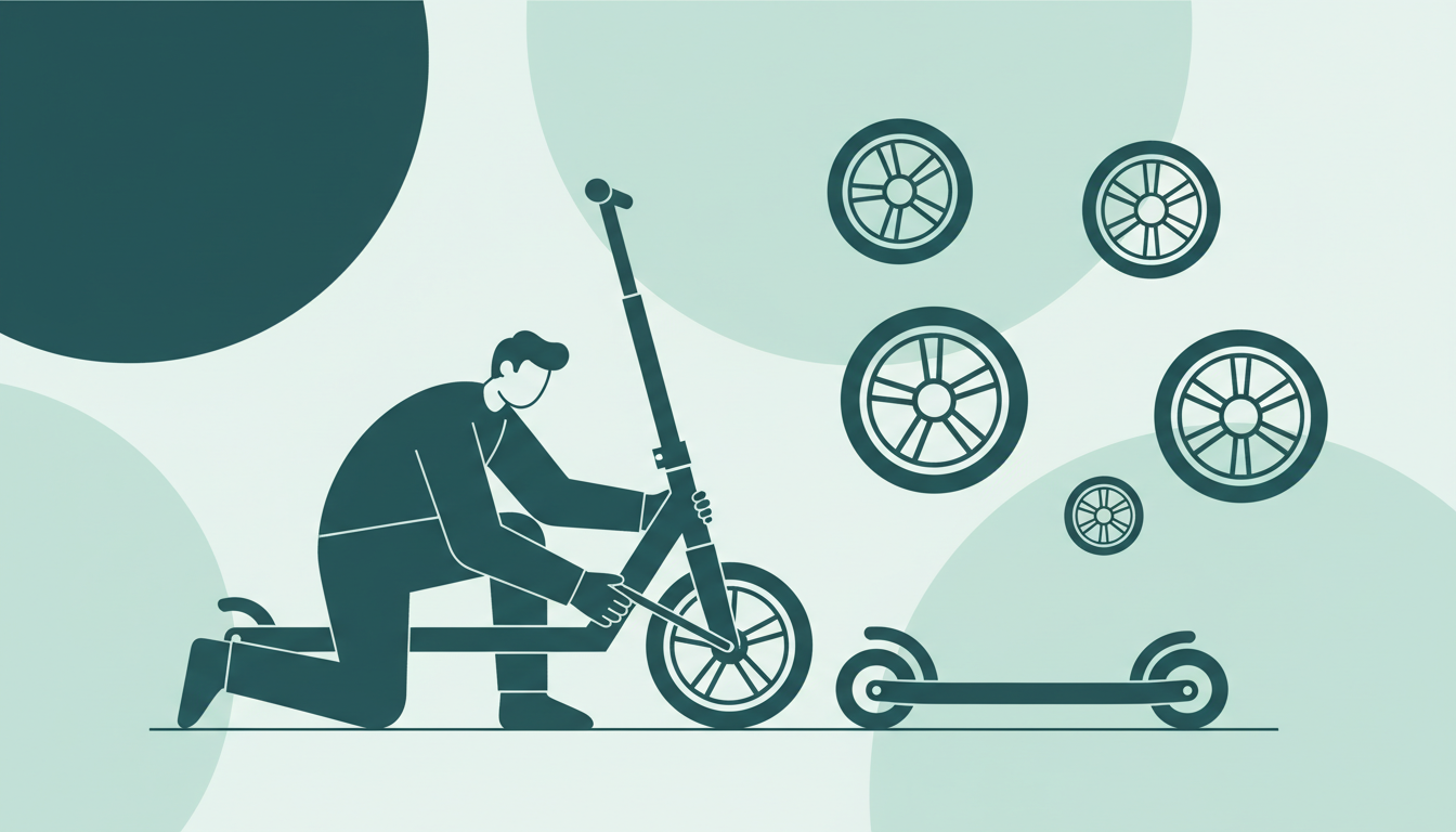 Tretroller Räder: Alles über Bereifung, Größen & Wechsel